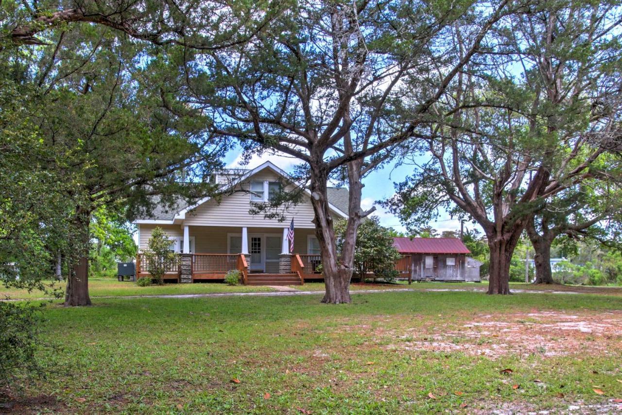 Secluded&Quiet Coastal Home 1 Mile to Boat Ramp Sealevel Exterior foto